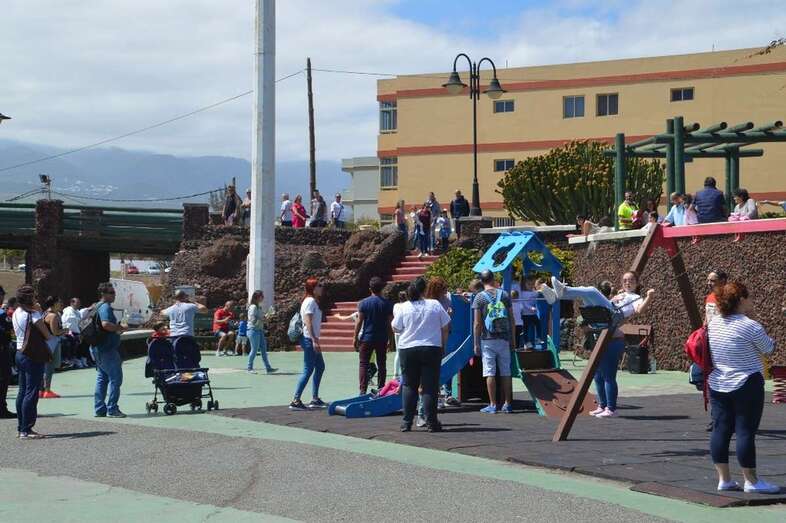 Imagen de archivo del parque infantil de Melenara (Foto TA)